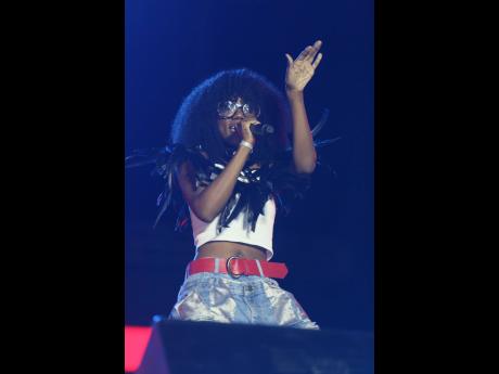 Up-and-coming artiste ChaiXe, gave a spicy performance at Sashi Live as she performed in Jamaica for the first time.