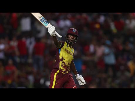 Sherfane Rutherford slammed a brilliant unbeaten 68 off 39 balls with two fours and six sixes as West Indies defeated New Zealand by 13 runs in last night’s ICC T20 World Cup match in Trinidad and Tobago. 