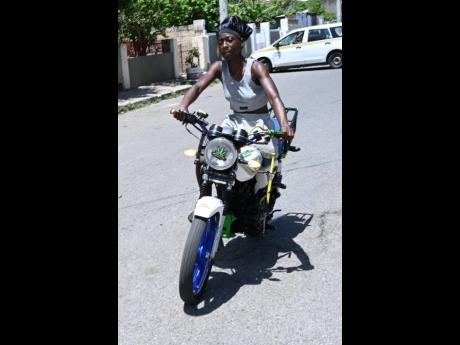 Credit: Photos by Rudolph Brown/Photographer Goodas Stunts lost her leg in a bizarre shooting incident last October.