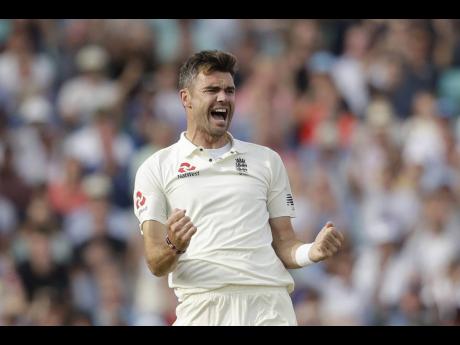 England’s Jimmy Anderson.