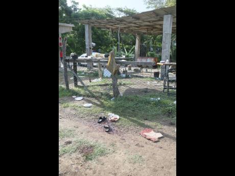 The aftermath of the chaos that enfolded on Sunday night in Cherry Lane, Four Paths, Clarendon.