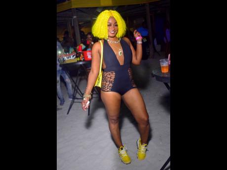 Credit: Anthony Minott Keisha Flames was on fire in this outfit.