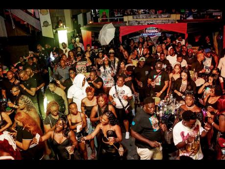 Credit: Contributed Patrons inside The Ultimate Nightclub and Lounge, located on Ward Avenue in Mandeville, Manchester.