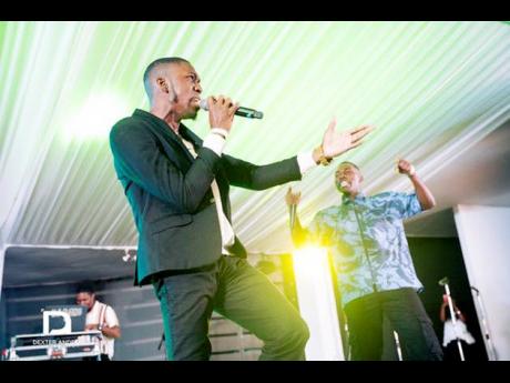Credit: Contributed Gospel-dancehall artistes Perry InChrist (left) and Prince Saj.