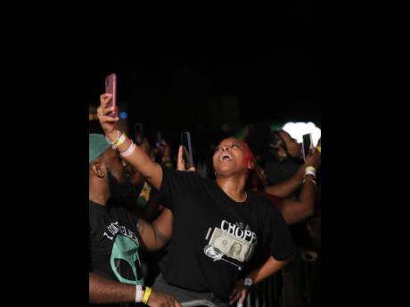 Immersed in the performance of the Law Boss himself, patrons sang their hearts out to his many hits. 