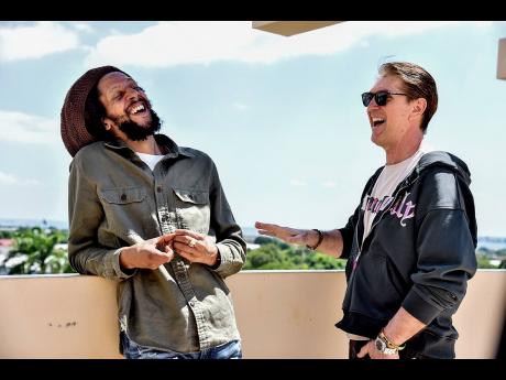 Grammy-award winning entertainers Julian Marley (left) and Alexx Antaeus.