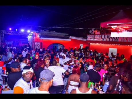 Patrons at a Corporate Area event.