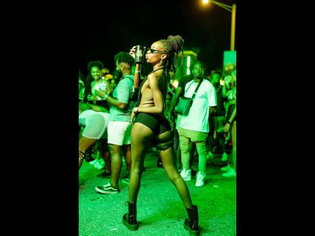 Trinidadian soca junkie Janne-Marie Ollivierre brought her vibrant energy to the Campari Night Carnival, lighting up Ocean Boulevard with her passion for the rhythm.