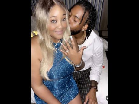 Credit: Image from Dyum official Instagram Tifa and fiancé Dyum.