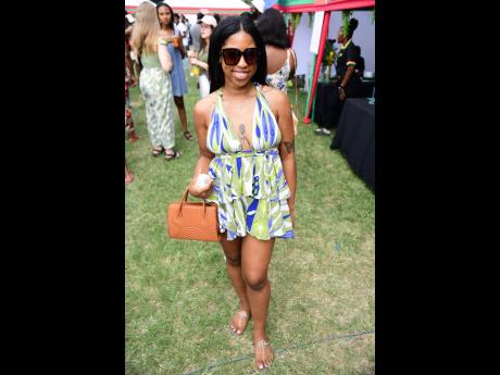 Danielle Johnson stuns in her Urbany Designz outfit at the recently held Grace Food Festival at Hope Gardens in St Andrew.