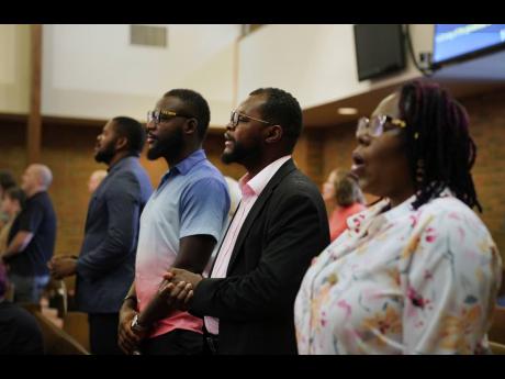 Members of the Haitian community in Springfield, Ohio.