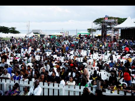 Credit: File Patrons enjoying themselves at Rebel Salute 2023 at the Grizzly’s Plantation Cove in St Ann.