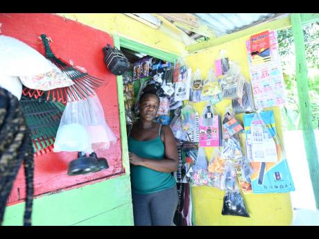 Credit: Rudolph Brown Jesheca talks about the loss of business since the highway was constructed.