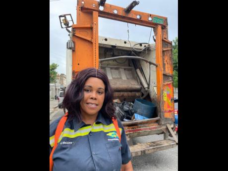 Credit: Contributed Racquel McLaughlin says the shift from nursing to garbage collection was not as difficult.