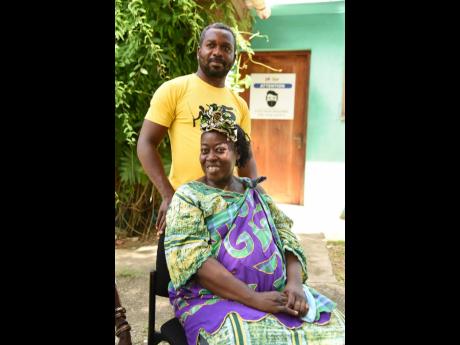 Credit: Ian Allen Charles Town Maroon leader Chief Marcia Douglas and her partner Captain Rodney Rose.