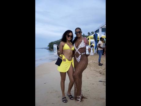 Credit: Contributed Besties Thiana Feanny and Sashalee Atkinson took a quick break from dancing to capture a fun moment together.