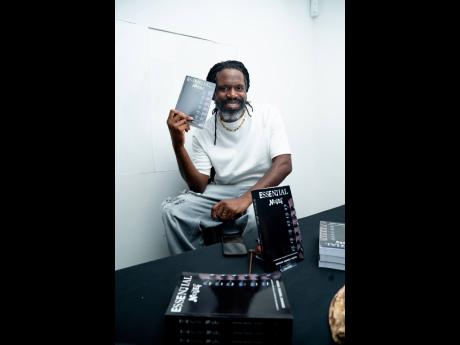 Credit: Contributed Artiste manager and author Demonie ‘Squidell’ Wilson at his book signing session in the UK a week ago.