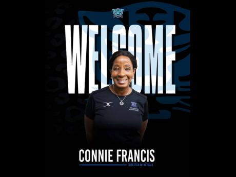Credit: Courtesy of @birminghampanthersnetball Former Sunshine Girls coach Connie Francis is welcomed by the Birmingham Panthers in an Instagram post.