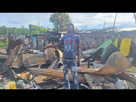 Credit: Simone Morgan-Lindo Dervan Farquharson explains how he and his family escaped the blaze.