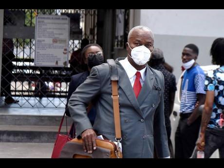 Credit: File In this 2021 photo, attorney-at-law Bert Samuels leaves the courthouse after appearing in a matter.