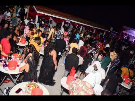 Credit: Anthony Minott A section of the crowd at Kelly Upsetta’s Fashion Night Out.