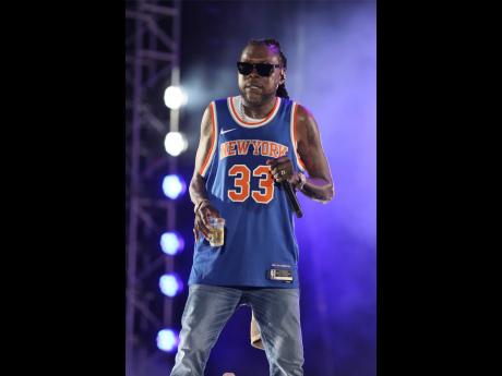 Vybz Kartel performing at Freedom Street.