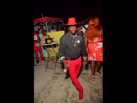 Credit: Anthony Minott Macho Kid, the mastermind behind Funky Town Retro Party, rocks his Wild, Wild West attire in style.