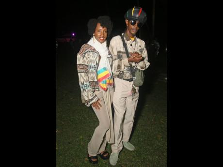 Credit: Nathaniel Stewart Siann Marlowe and Glenville Graham of Castle Blu and True Reflection Art, at Gary’s birthday party last Saturday.