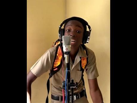 Fifteen-year-old dancehall rising star, Lyriii.
