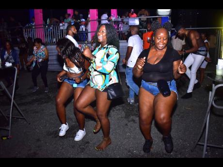 Patrons enjoying a staging of Good Time at Mas Camp.