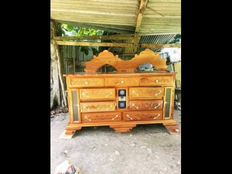Credit: Contributed This dresser is made from scratch with a personal touch.