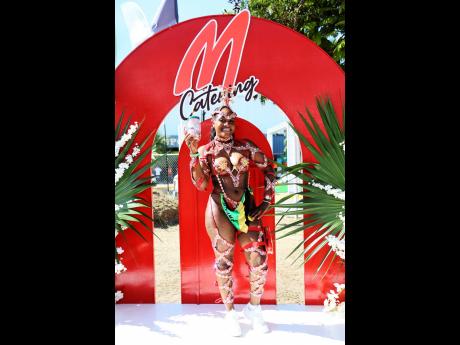 Devona Henry shows Jamaica pride in Campari Red Passion Hibiscus. 