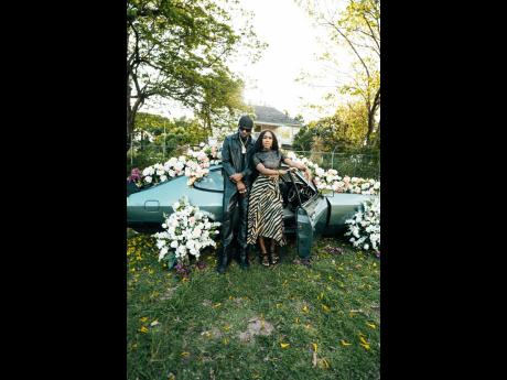 Credit: Contributed Photos Vanessa Bling and Ding Dong during their set of the recent video shoot for their single, ‘Glory’.