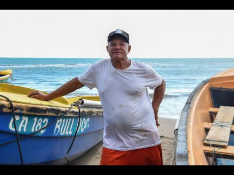 Credit: Matthew McKoy Veteran fisherman Kenroy ‘Ken Dog’ Trenchfield is warning colleagues not to venture out in bad weather this hurricane season.