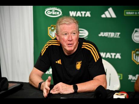 Credit: Matthew McKoy Reggae Boyz coach Steve McClaren.