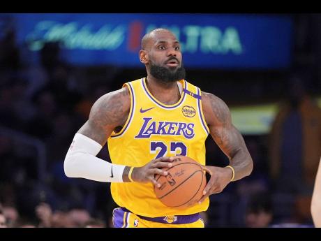 Lakers forward LeBron James