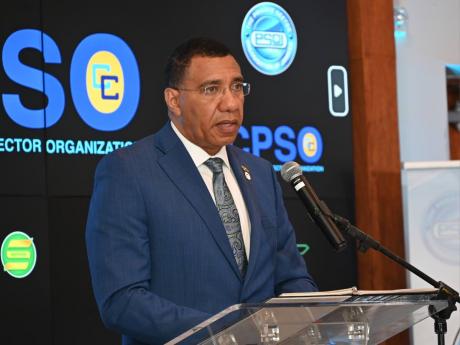 Prime Minister Dr Andrew Holness
