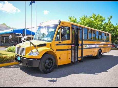 Credit: Contributed Transport Minister Daryl Vaz says the school buses are designed to handle the most rugged driving conditions whether in Canada, the United States or the Caribbean.