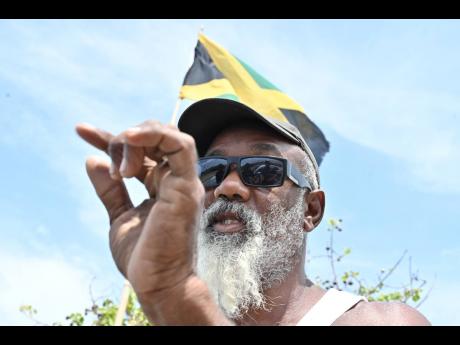 Credit: Rudolph Brown Adrian Wilson: ‘The way mi proud to be Jamaican it shows on mi face.’