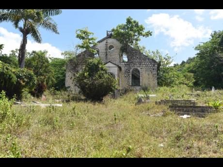 The skeletal remains of St George’s Anglican Church still seem to breathe with something unseen.