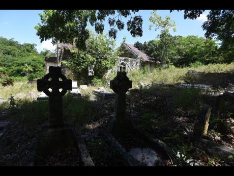 Shadows dance across the graves like memories refusing to rest.