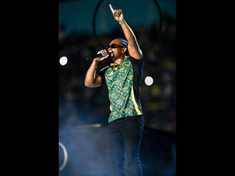 Martin performing at last week’s Grand Gala at the National Stadium.