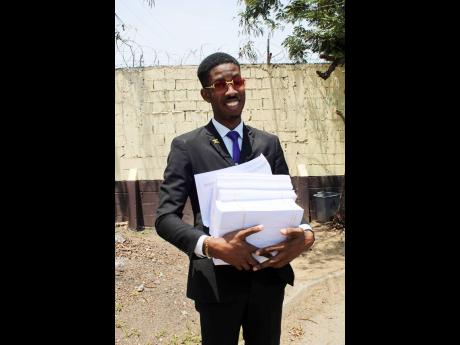 Credit: Ashanti Lawson Independent candidate for St Andrew South West, Jahmar Watson.