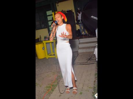 Singer and fashion designer Tuff Like Iron makes her voice heard. 