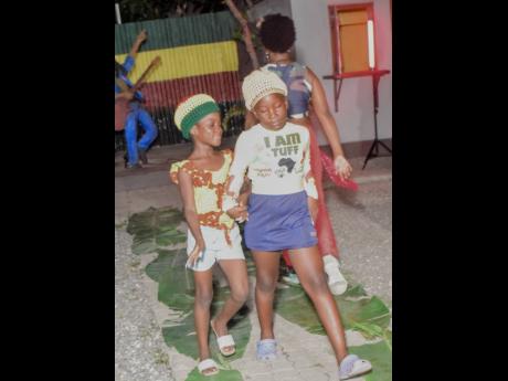 These children step out confidently in pieces from the Tuff Like Iron kids’ collection. 