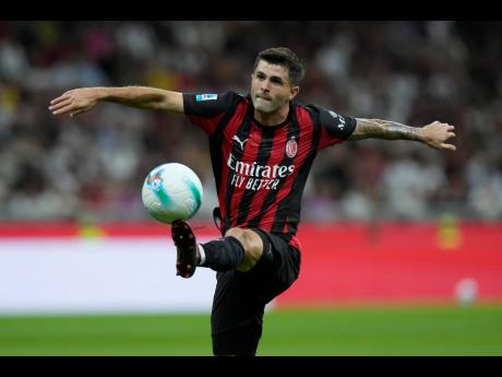 Credit: AP AC Milan’s Christian Pulisic in action during a Serie A football match against Cremonese, at the San Siro stadium in Milan, Italy, on Saturday, August 23, 2025.