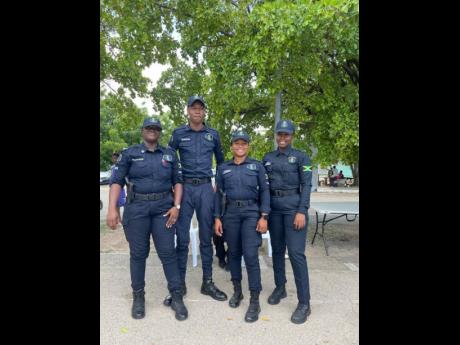 Credit: Contributed Members of the Jamaica Constabulary Force came out to show their support.