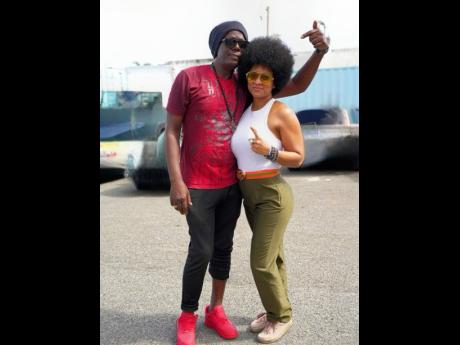 Richie Spice (left) and Stacey Mirander