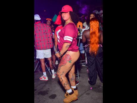 Shanika Mayflower brings the heat to Wet Pill Wednesdays in Spanish Town, St Catherine, recently.