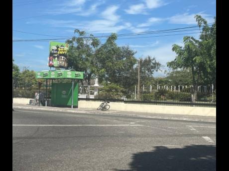 Credit: Ashanti Lawson The section of Heroes Circle in Kingston where Victor ‘Fox’ McCalla was knocked from his bicycle by a truck on Wednesday.